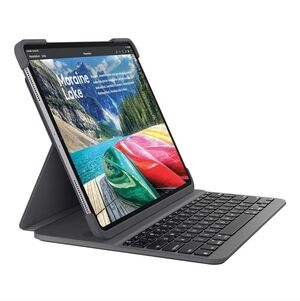 Logitech Slim Folio Pro iPad Pro 12.9 3rd 4th Gen Keyboard Case Backlit Bluetoot